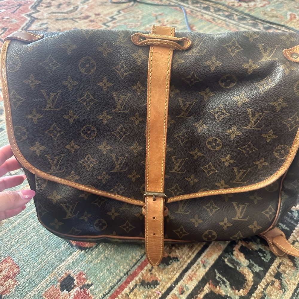 Louis Vuitton Brown Monogram Messenger Bag